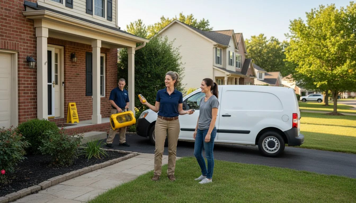 Residential water damage restoration in Terreton, ID
